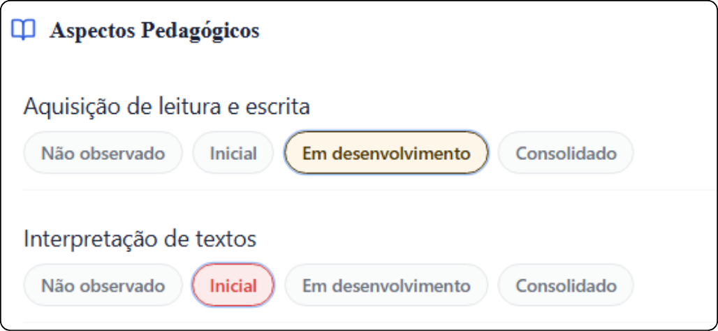 Passo 1 - seleção com cliques